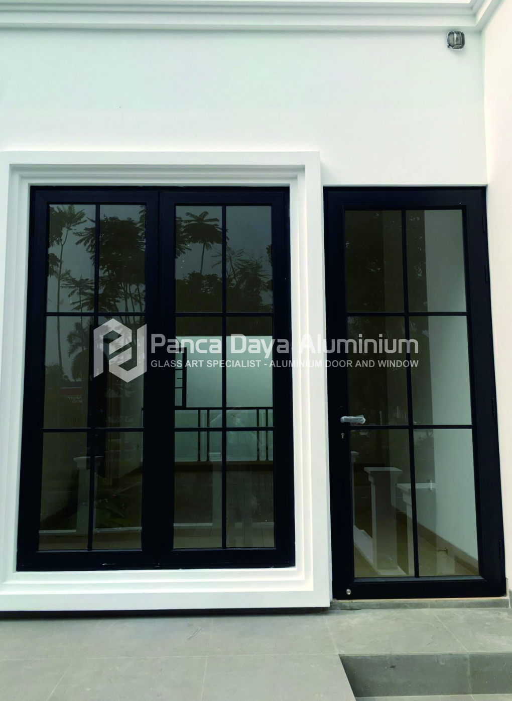 pintu dan jendela upvc kombinasi ornament