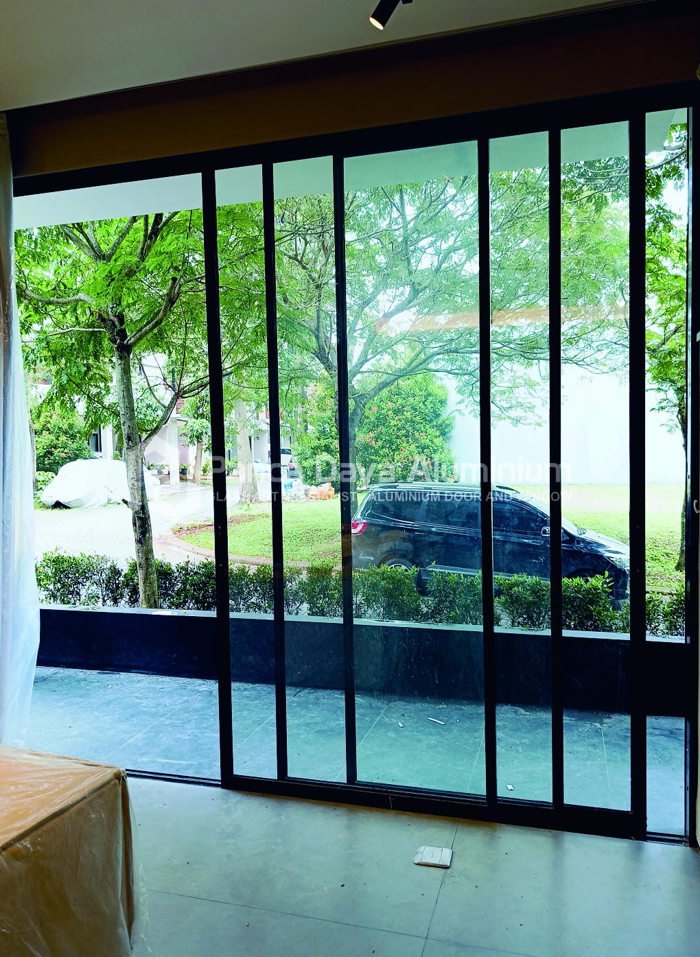 Sliding door-window black 5