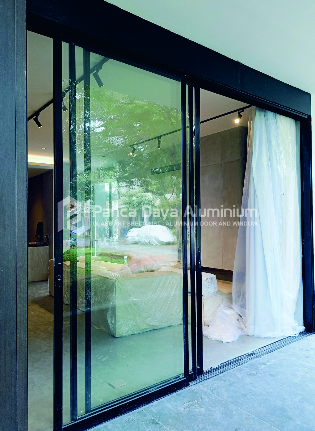 Sliding door-window black 7